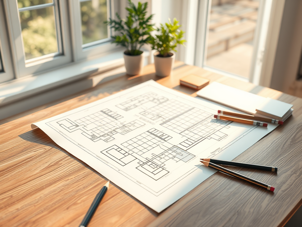 Planning materials and layout for a deck build