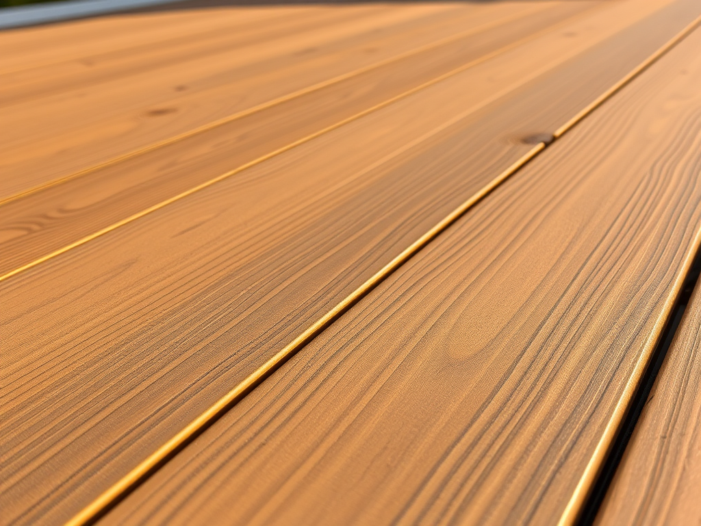 Deck boards ready for an outdoor project